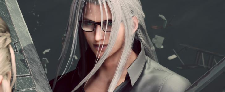Smart Casual Sephiroth (with glasses)
