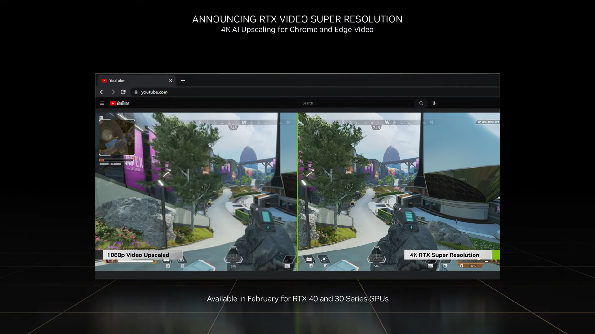 『RTX Video Super Resolution』を発表