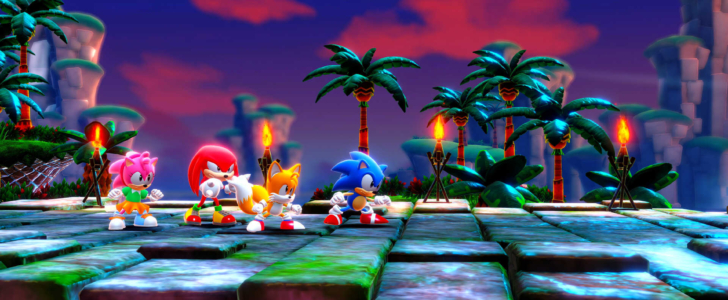 Sonic Superstarsのゲーム画面