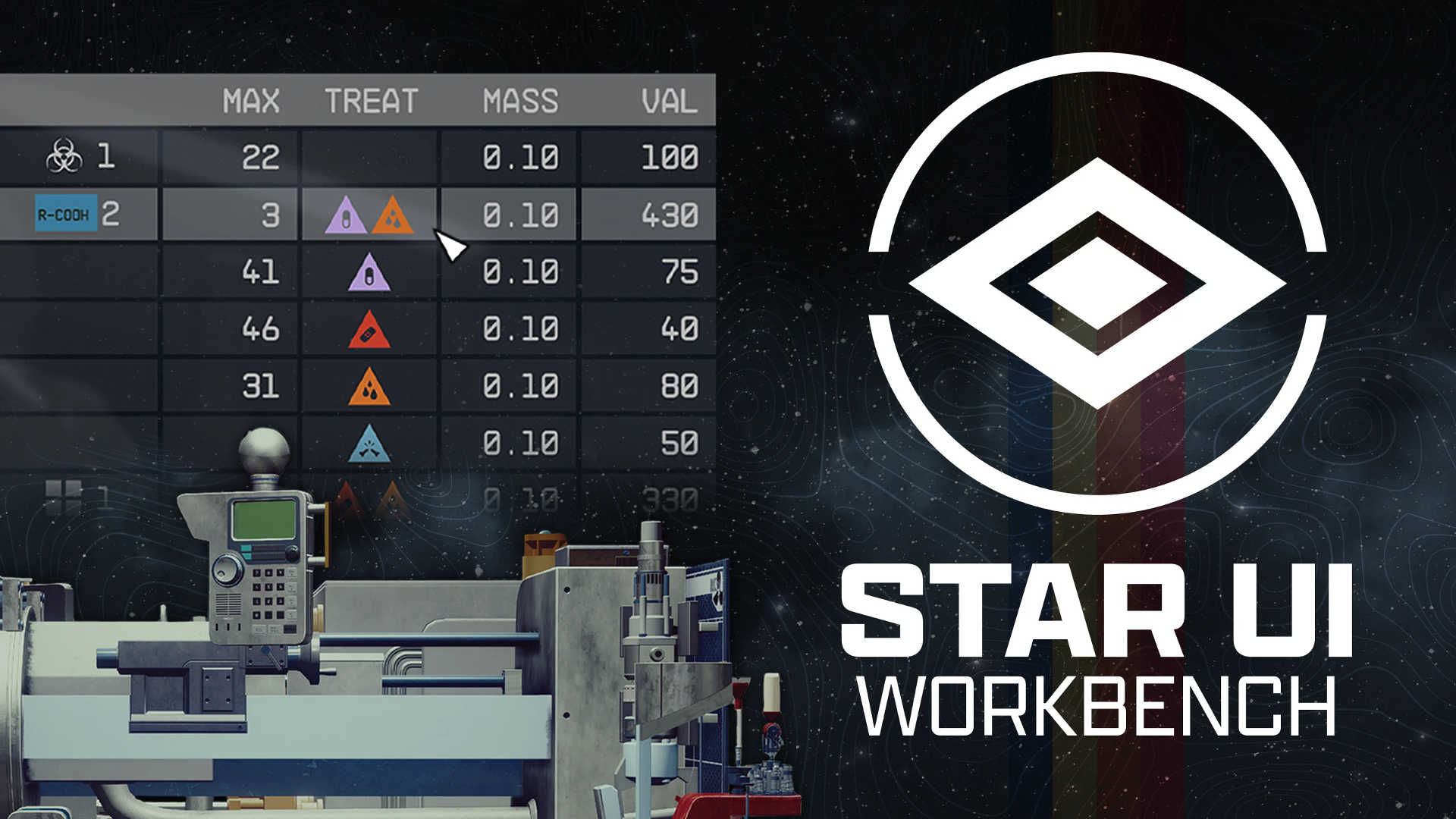 【Starfield】作業台の使いやすさを極限まで高めるStarUI Workbench