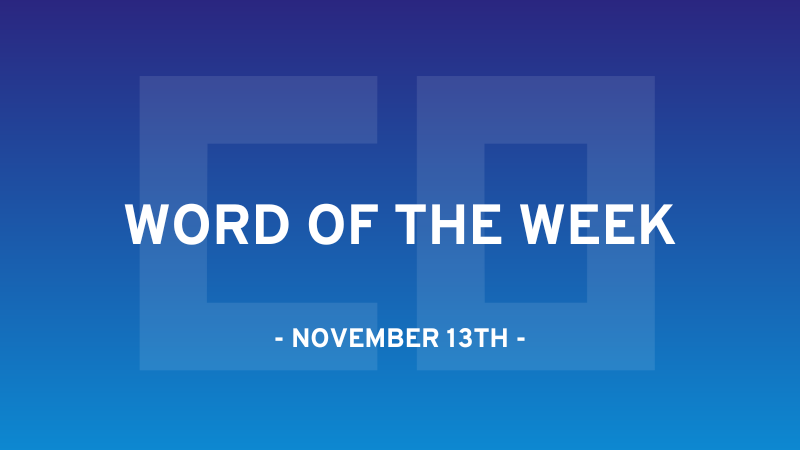 CO Word of the Week #3