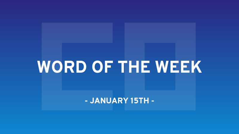 CO Word of the Week #8
