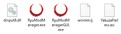Ryu Mod Managerの必要ファイル群